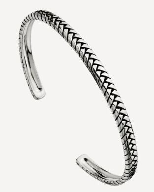 Najo Tessera Men’s Silver Cuff