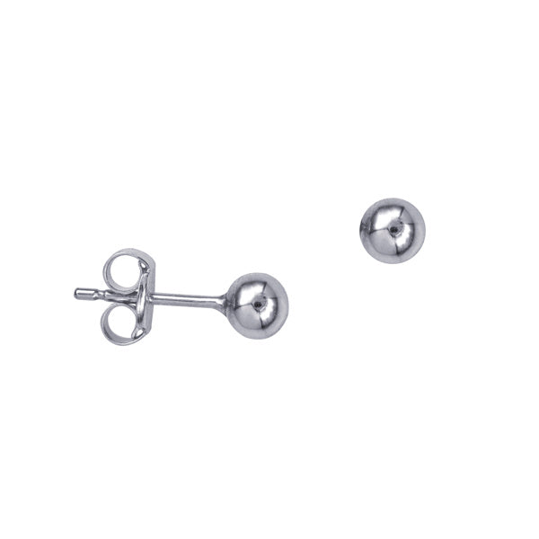 Sterling Silver 4mm Ball Stud Earrings