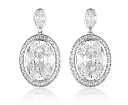 Georgini Luxe Grandenzza Earrings Silver