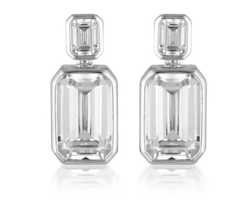 Georgini Luxe Sontuosa Earrings Silver