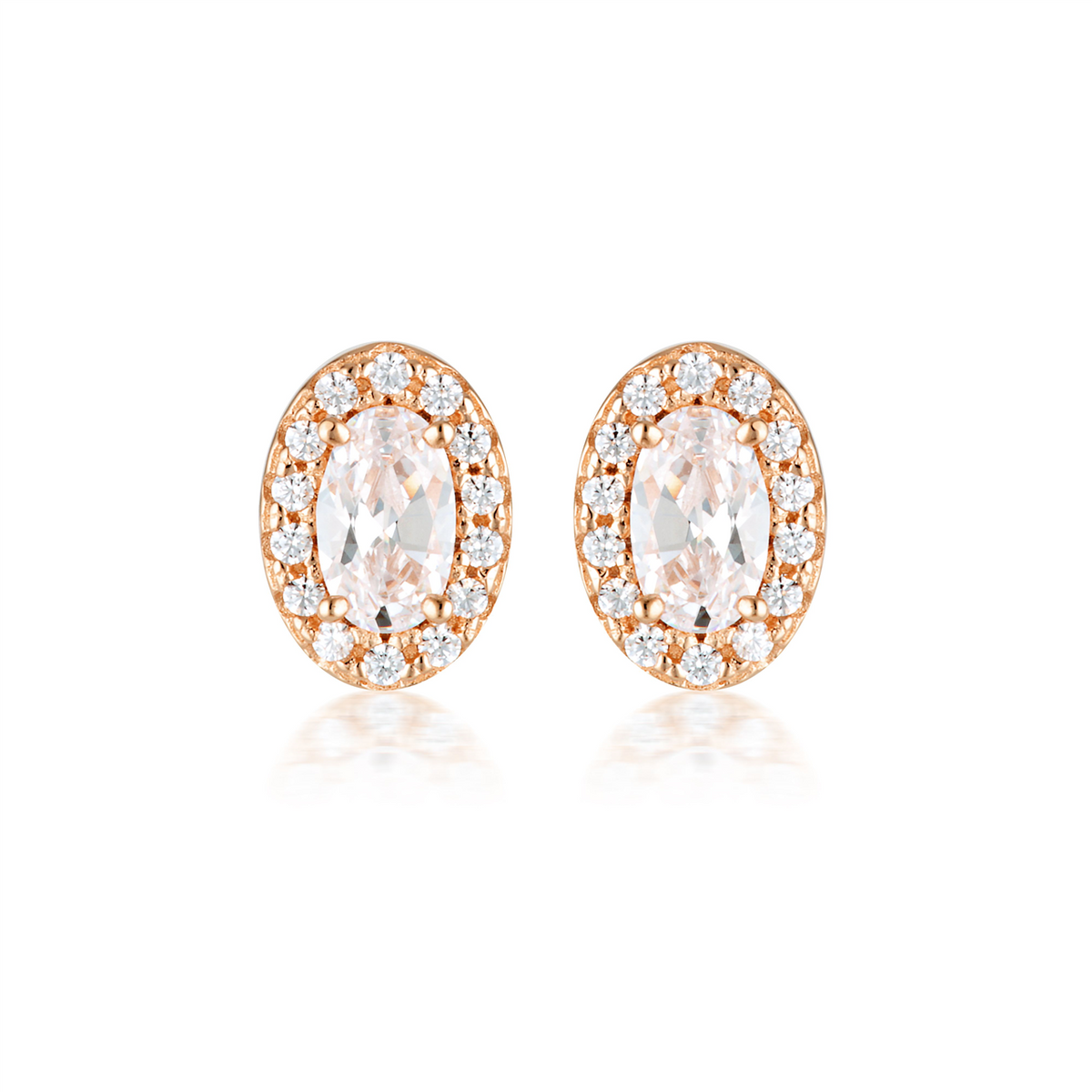 Georgini Aurora Glow Earrings Rose