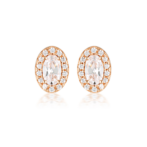 Georgini Aurora Glow Earrings Rose