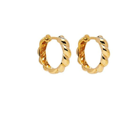 Najo Zippy Twist Huggie Earring