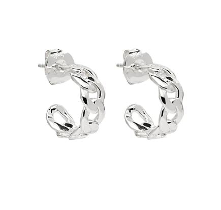 Najo Curb Large Hoop Earring