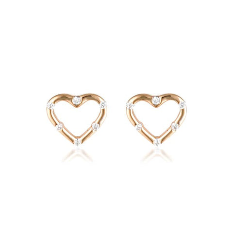 Georgini Summer Sorbet Candy Cupid Earrings Rose Gold
