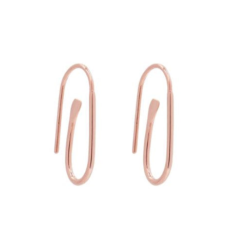 Najo Small Paperclip Earring