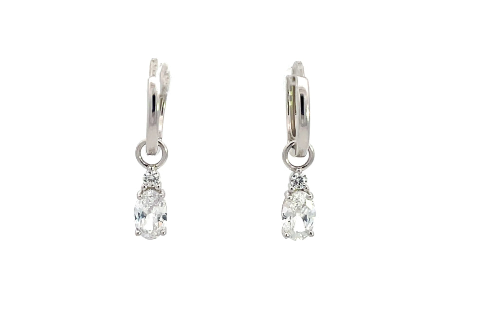 Georgini A Christmas Journey Baby Oval Earrings