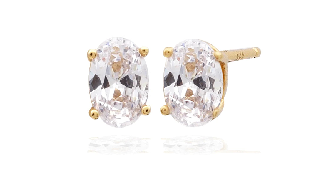 Georgini A Christmas Journey Ellipse Earrings