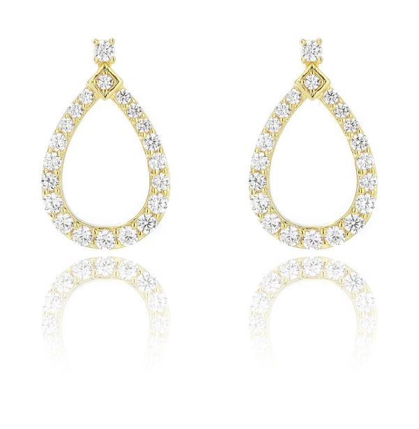 Georgini Goddess Freya Earrings Gold