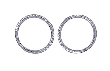 Sterling Silver 10mm Twist Sleeper Earrings