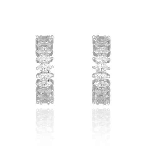 Georgini Gifts Garland Earrings Silver