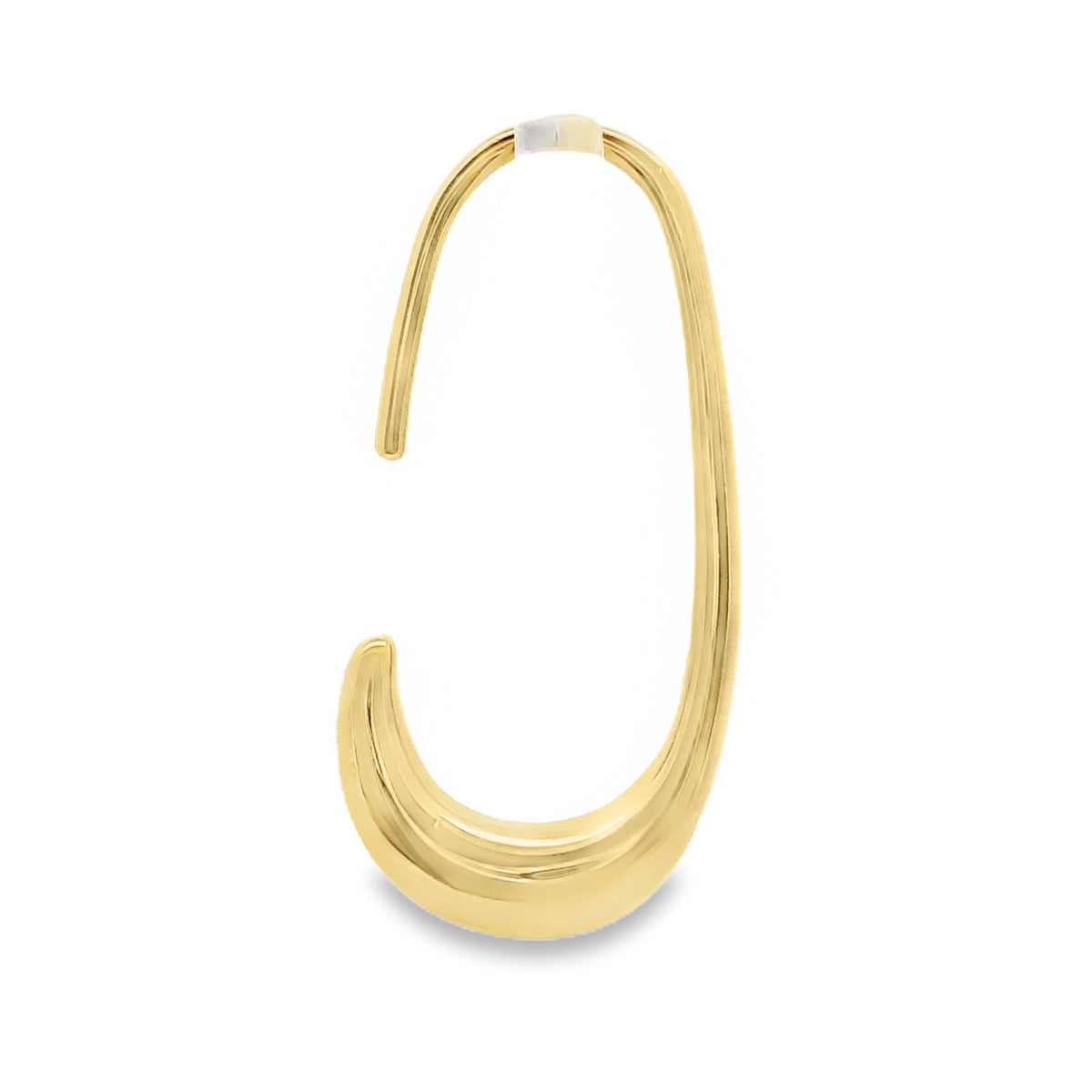 Aime-Toi 18ct Gold Plated Long Hoop Earrings