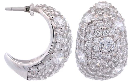 Georgini Sydney Soiree Double Bay Earrings Silver