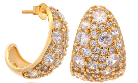 Georgini Sydney Soiree Rose Bay Earrings Gold