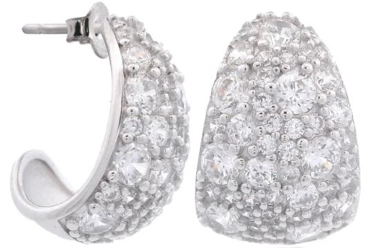 Georgini Sydney Soiree Rose Bay Earrings Silver