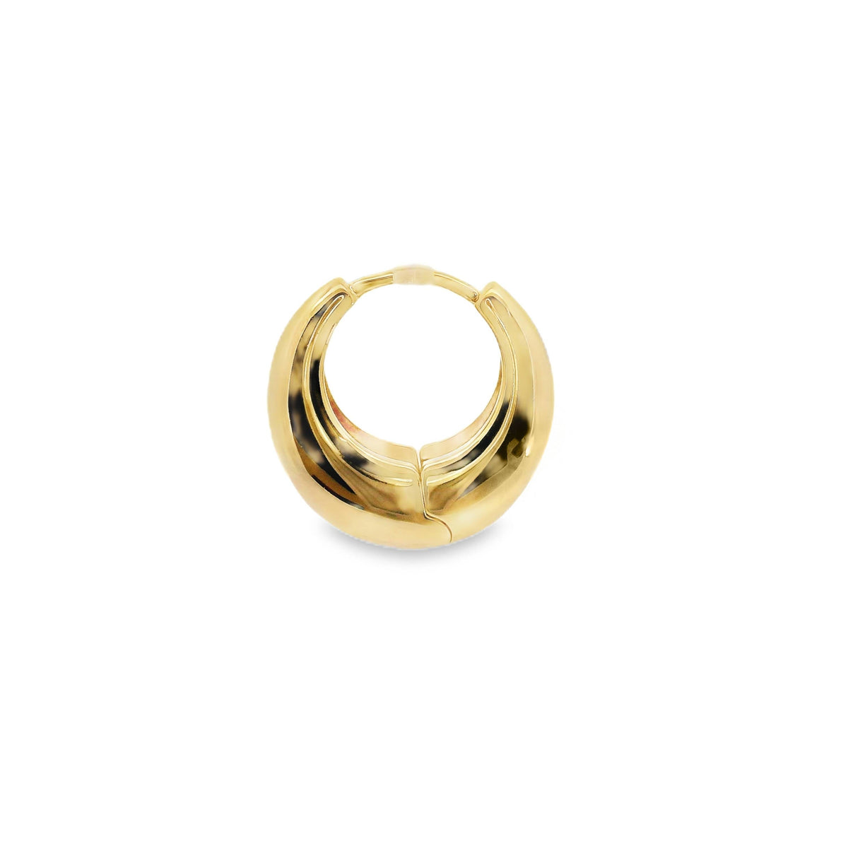 AIME-TOI 18ct Gold Plated Tapered Huggie Earrings