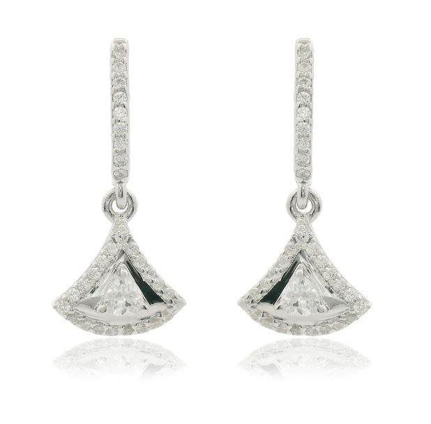 Georgini Chic Noel Fantastic Earrings Silver