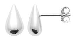 Aime-Toi Sterling Silver Teardrop Stud Earring