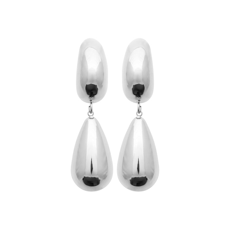 Stainless Steel Teardrop Earrings