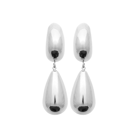 Stainless Steel Teardrop Earrings