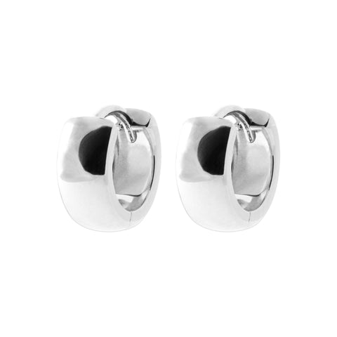 Sterling Silver 10mm Huggie Earrings