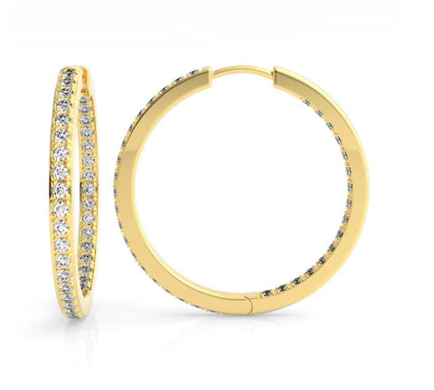 Georgini Elegant Essentials 25mm Gold Hoops