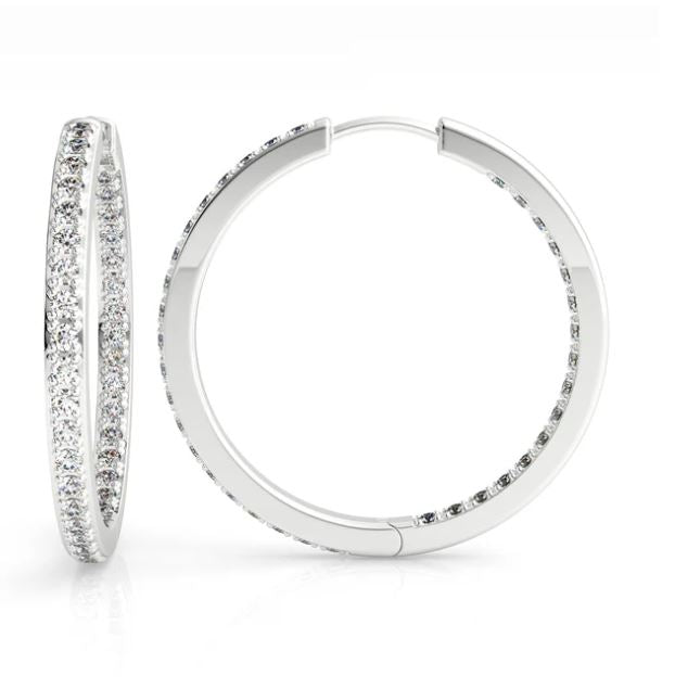Georgini Elegant Essentials 25mm Silver Hoop
