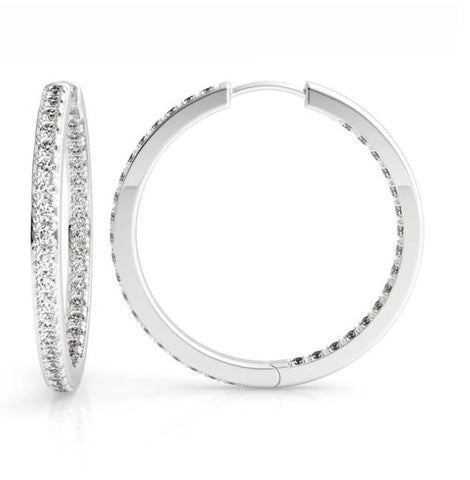 Georgini Elegant Essentials 25mm Silver Hoop