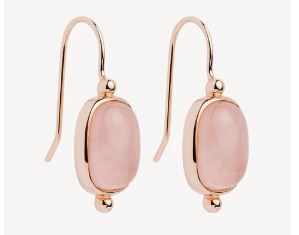Najo Fleur Rose Quartz Earrings