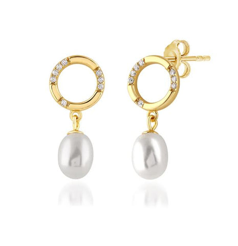Georgini Alchemy Sol Earrings Gold