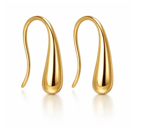 Georgini Alchemy 925 Teardrop Earrings Gold
