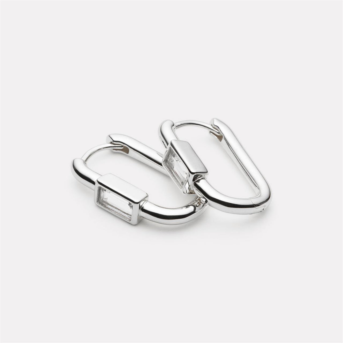 Najo Skye Cubic Zirconia Earrings Silver