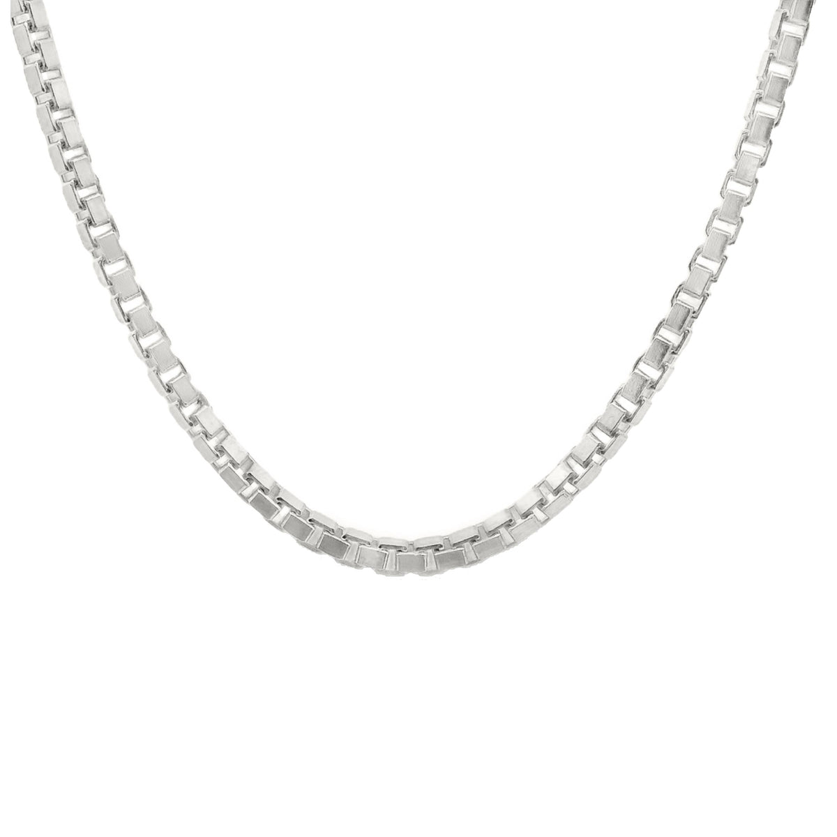 Sterling Silver Box Chain 1.1mm 45cm