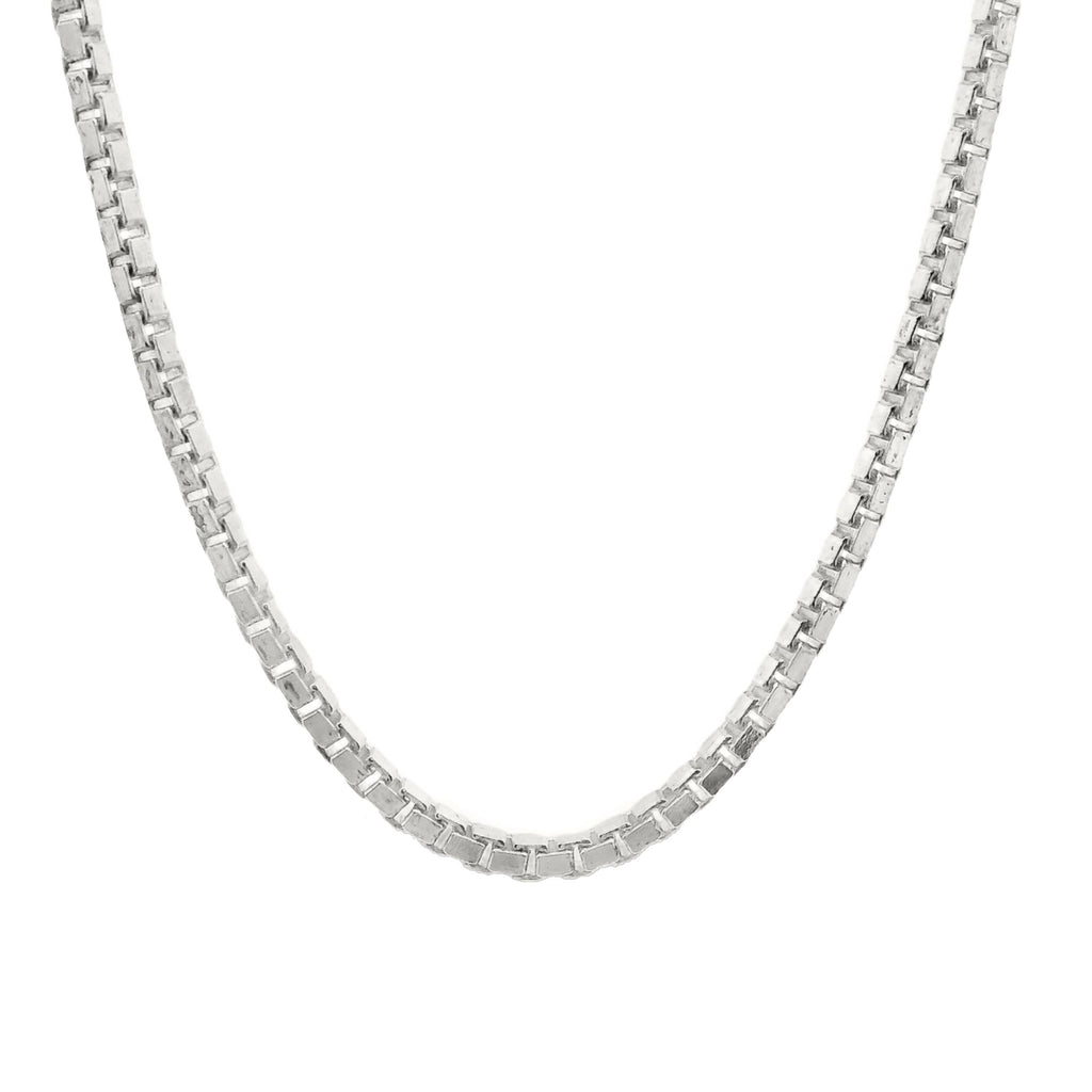Sterling Silver Box Chain 1mm 45cm