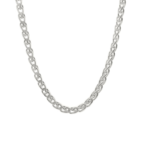 Sterling Silver Italian Spiga Chain 2mm 45cm