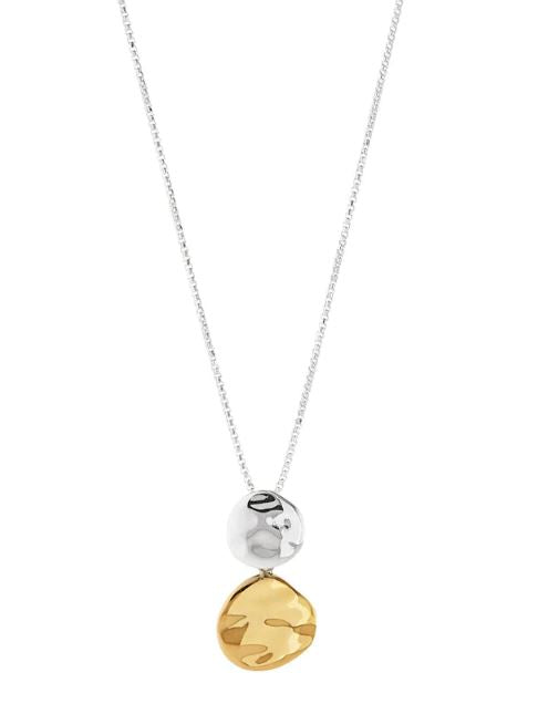 Najo Shard Double Disk Necklace