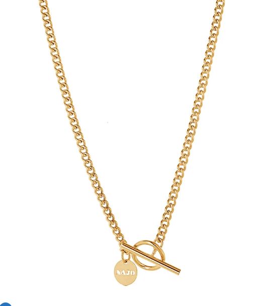 Najo Curb T-Bar Necklace (60cm)