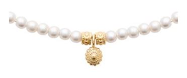 Aime-Toi 18ct Yellow Gold Plated Imitation Pearl Necklace
