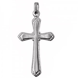 Sterling Silver Fancy Cross Pendant