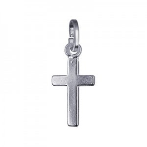 Sterling Silver Flat Plain Cross