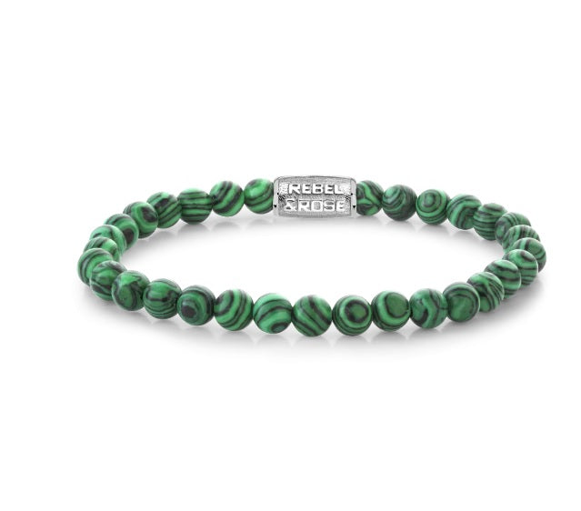 Rebel & Rose Malachite Green Bracelet