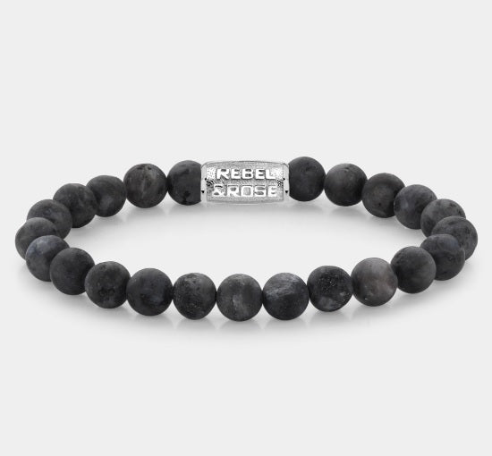 Rebel & Rose Matt Grey Seduction Bracelet