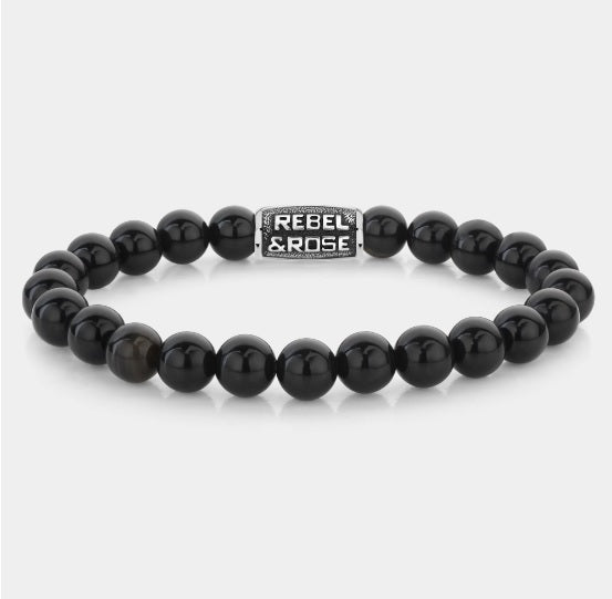 Rebel & Rose Black Velvet Vintage Bracelet