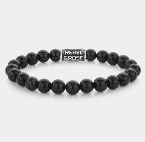 Rebel & Rose Black Velvet Vintage Bracelet