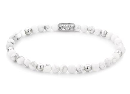 Rebel & Rose Virgin White Silver 4mm Bracelet
