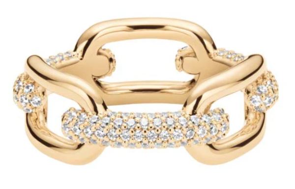 Daniel Wellington Crystal Link Ring Gold