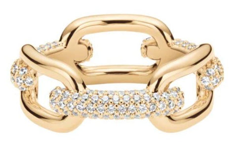 Daniel Wellington Crystal Link Ring Gold
