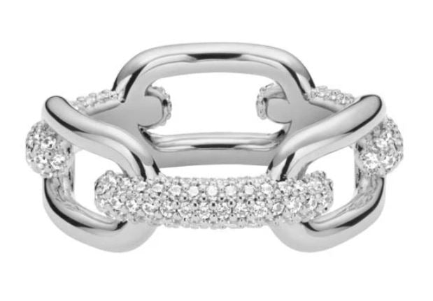 Daniel Wellington Crystal Link Ring Silver