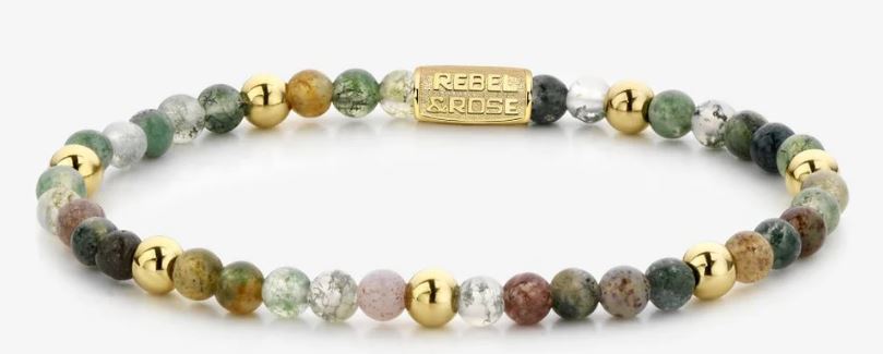Rebel & Rose Indian Summer - 18ct Yellow Gold Ionplated Bracelet
