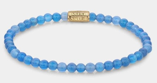 Rebel & Rose Brightening Blue Gold Bracelet